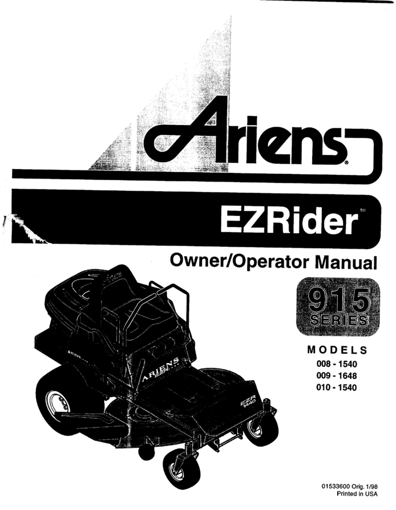 Ariens EZRider 008-1540 Owner's/operator's manual