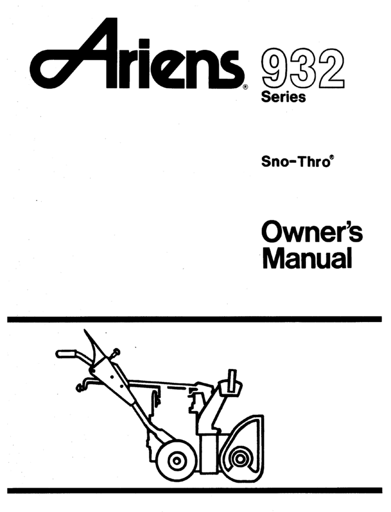 Ariens SNO-THRO 932 User manual