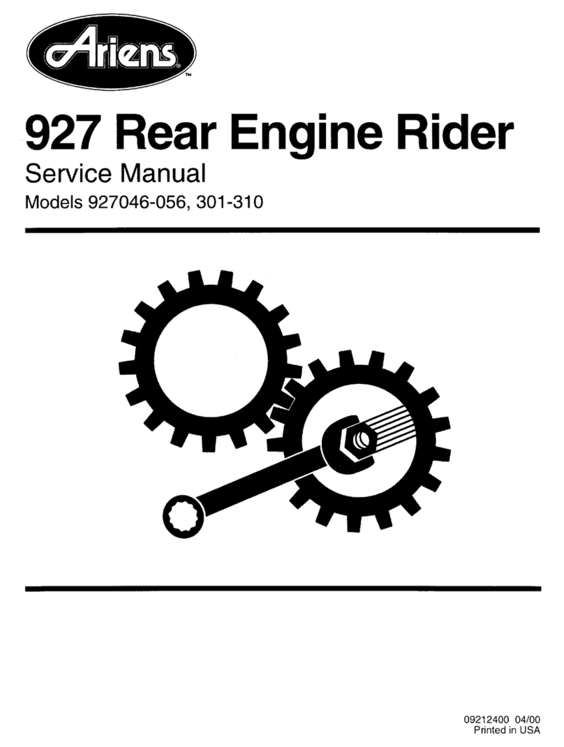 Ariens 301-310 User manual
