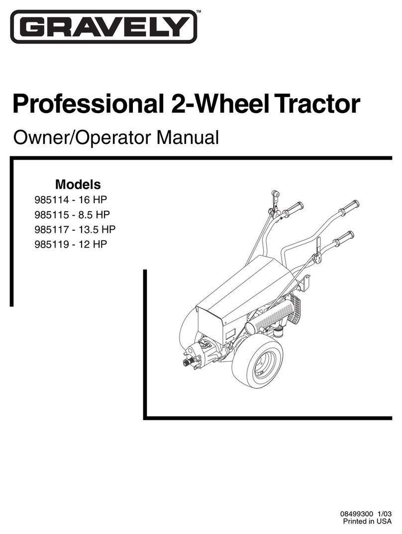 Ariens Gravely 985114 Owner's/operator's manual