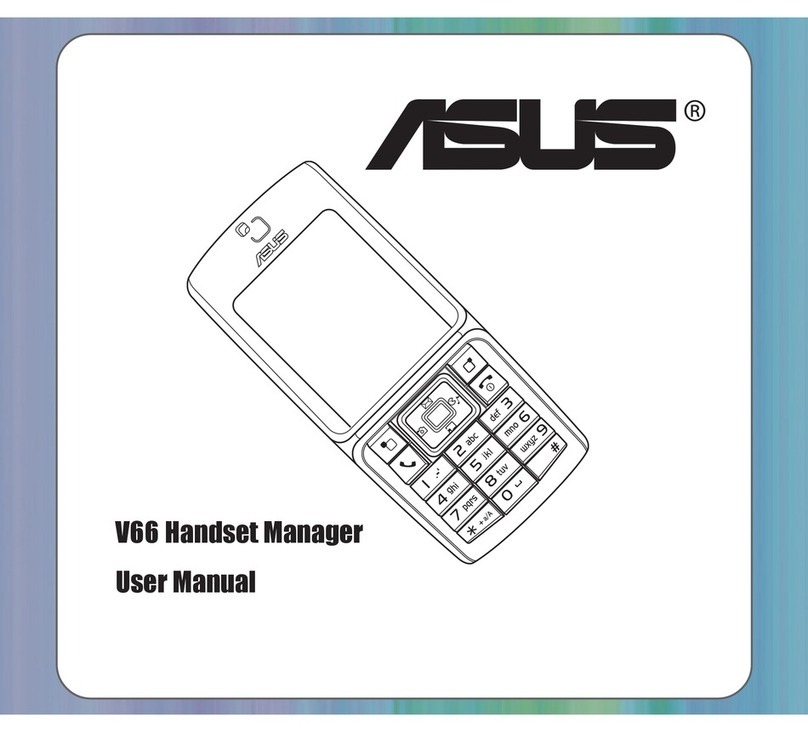 Asus V66 Handset Manager User manual
