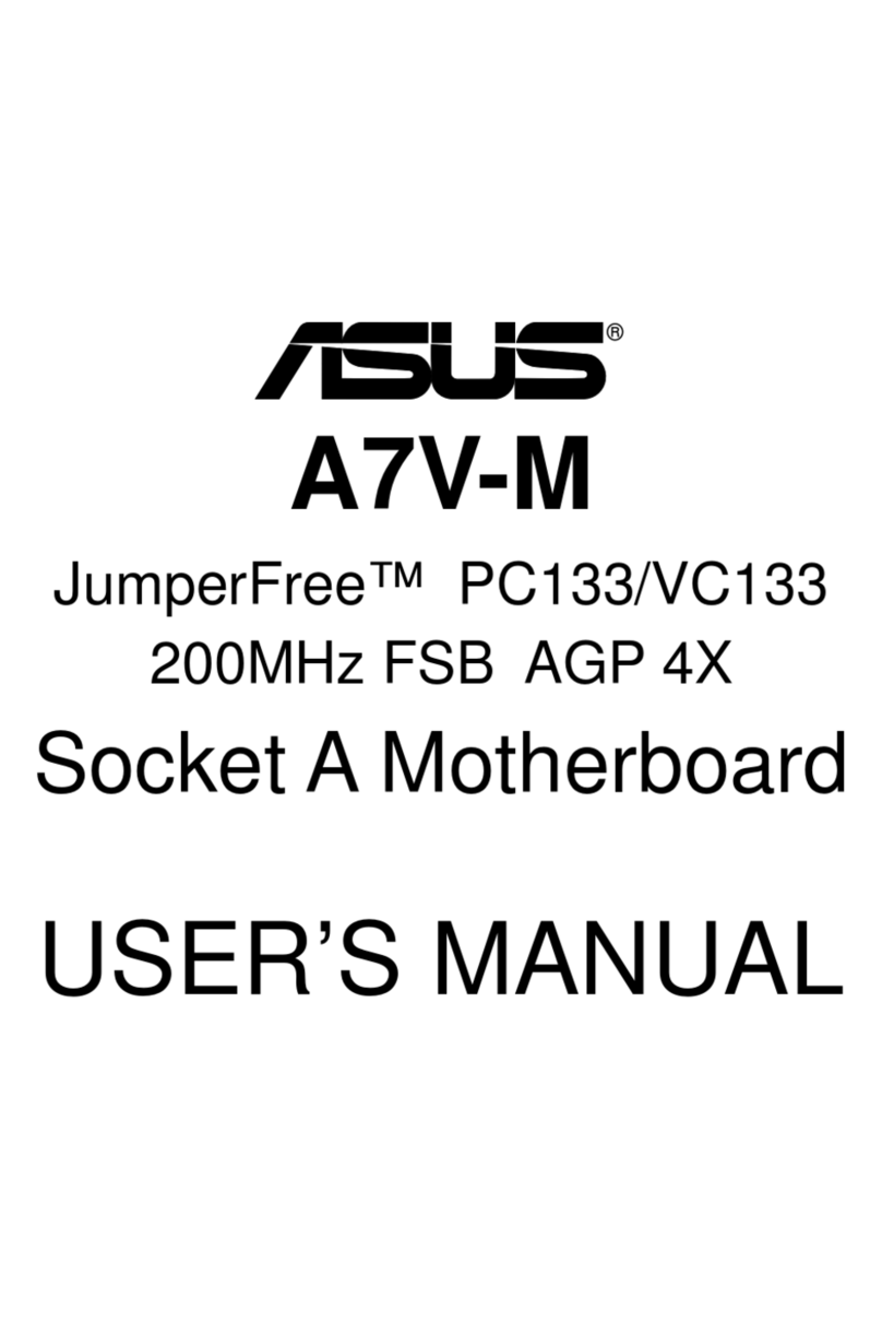 Asus JUMPERFREE A7V-M user manual