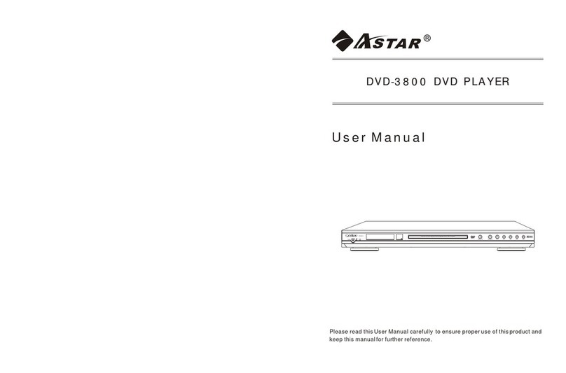 A-Star Astar DVD-3800 user manual
