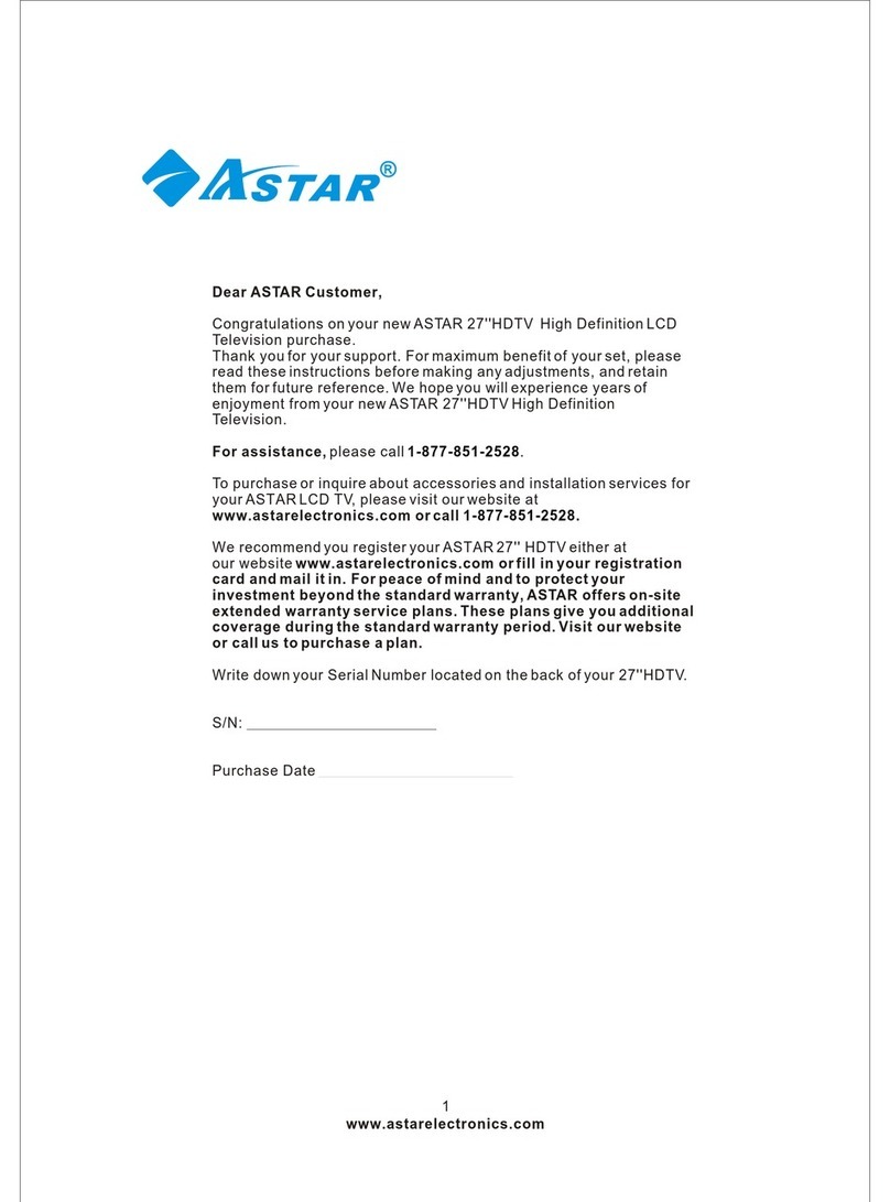 A-Star LTV-27HBG User manual A-Star LTV-27HBG User manual
