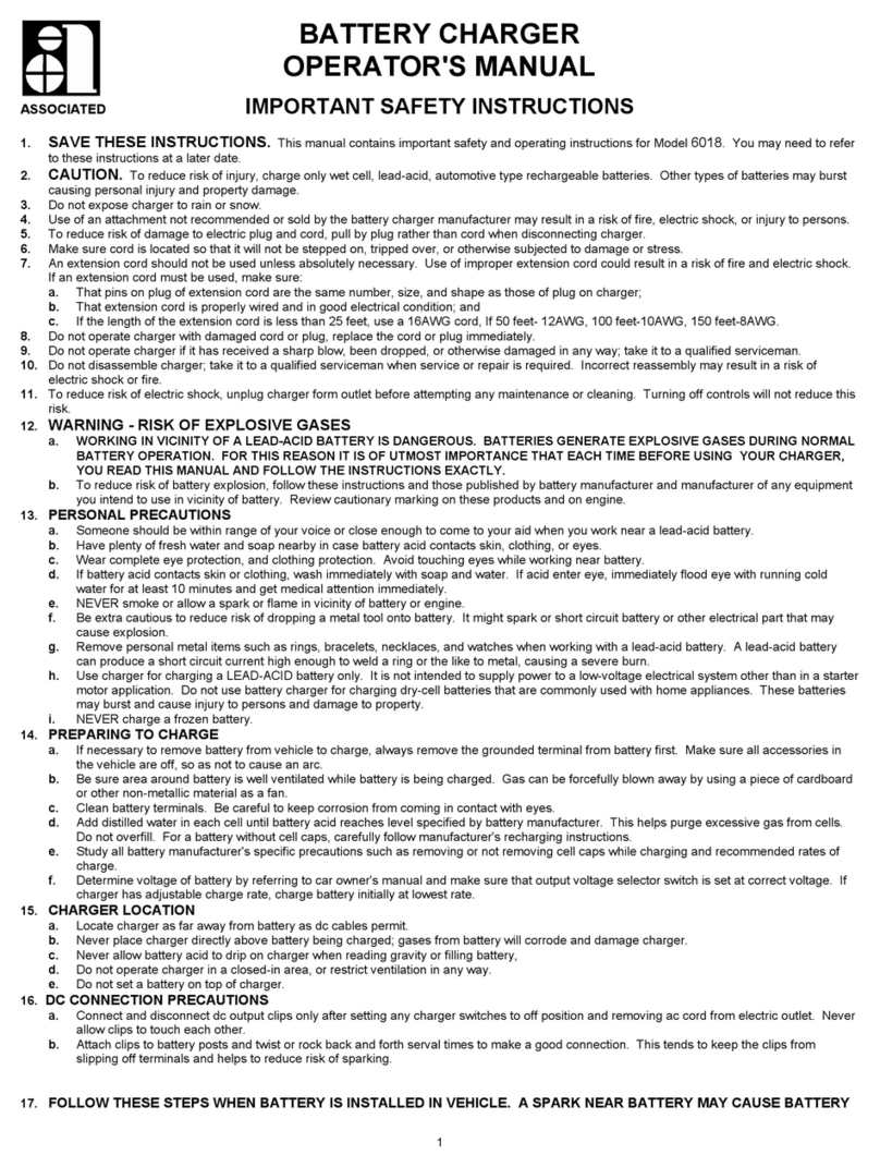 Associated Equipment 9305 Operator's manual