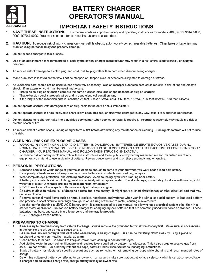 Associated Equipment 9006 Operator's manual
