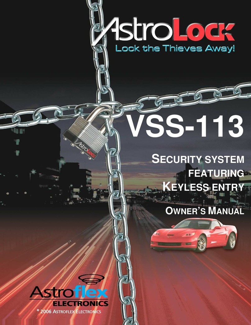 Astroflex AstroLock VSS-113 owner's guide