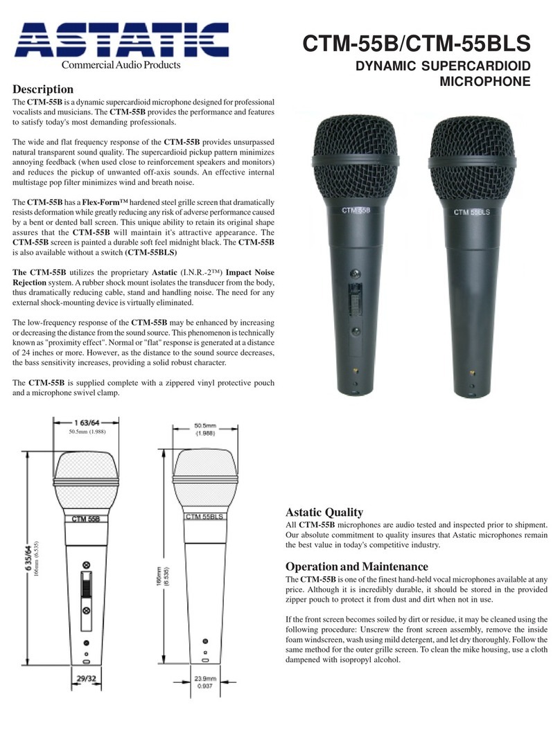 Astatic CTM-55B User manual