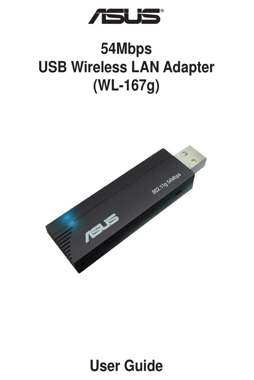 Asus 54Mbps User manual