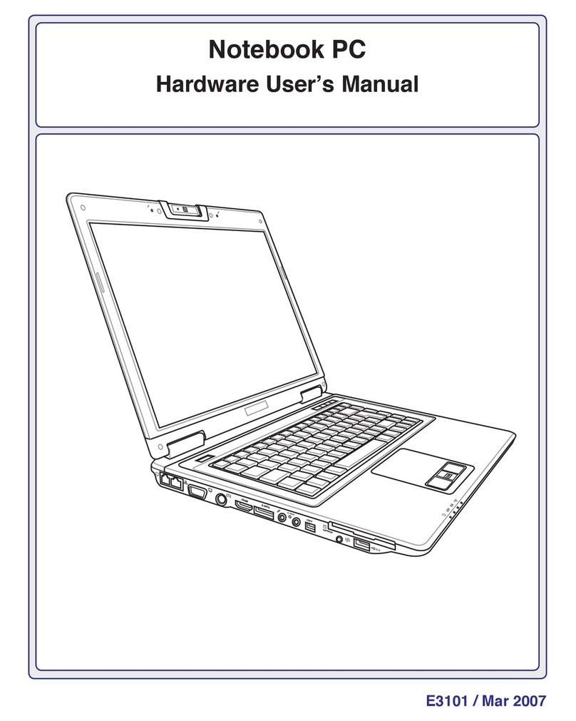 Asus E3101 Hardware user manual