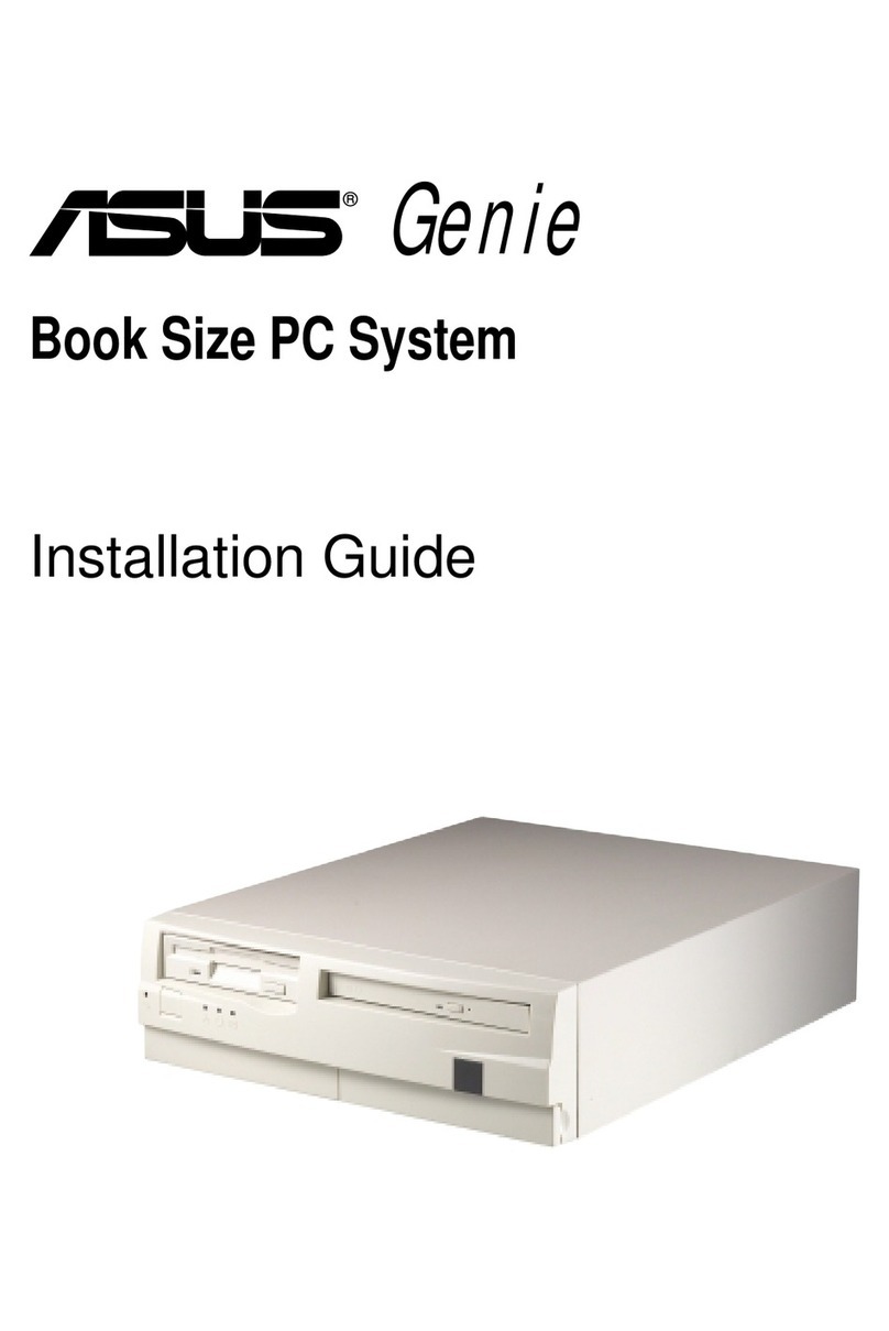 Asus Book Size PC System Genie User manual