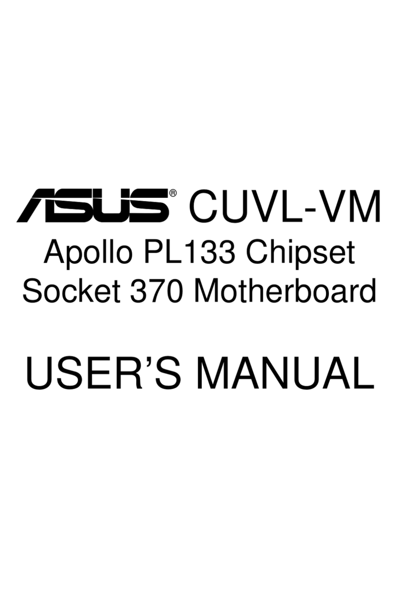 Asus Apollo PL133 Chipset Socket 370 Motherboard... User manual