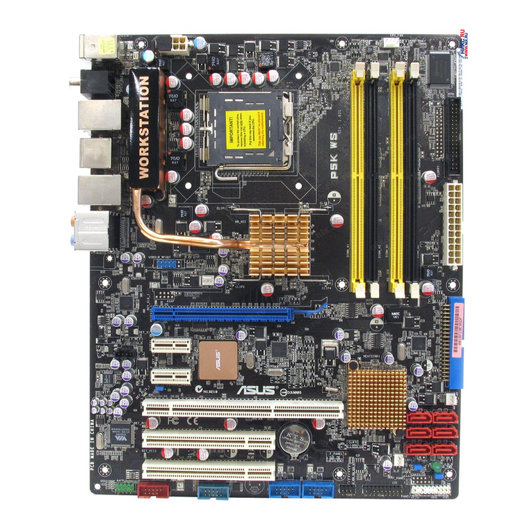 Asus P5K WS user guide