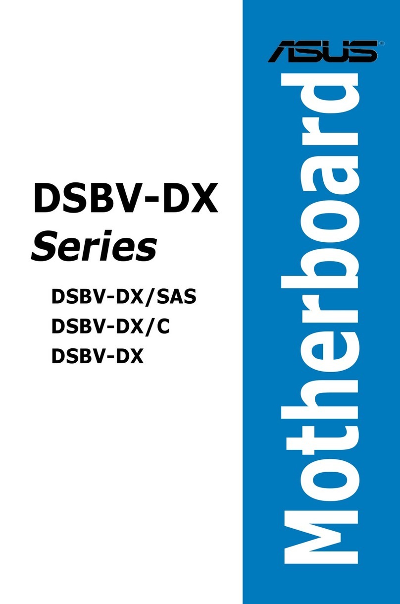 Asus DSBV-DX - Motherboard - SSI CEB1.1 User manual Asus DSBV-DX - Motherboard - SSI CEB1.1 User manual