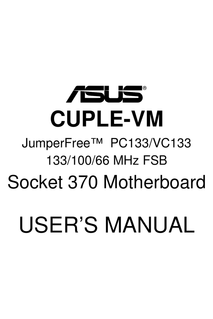 Asus JUMPERFREE PC133 User manual