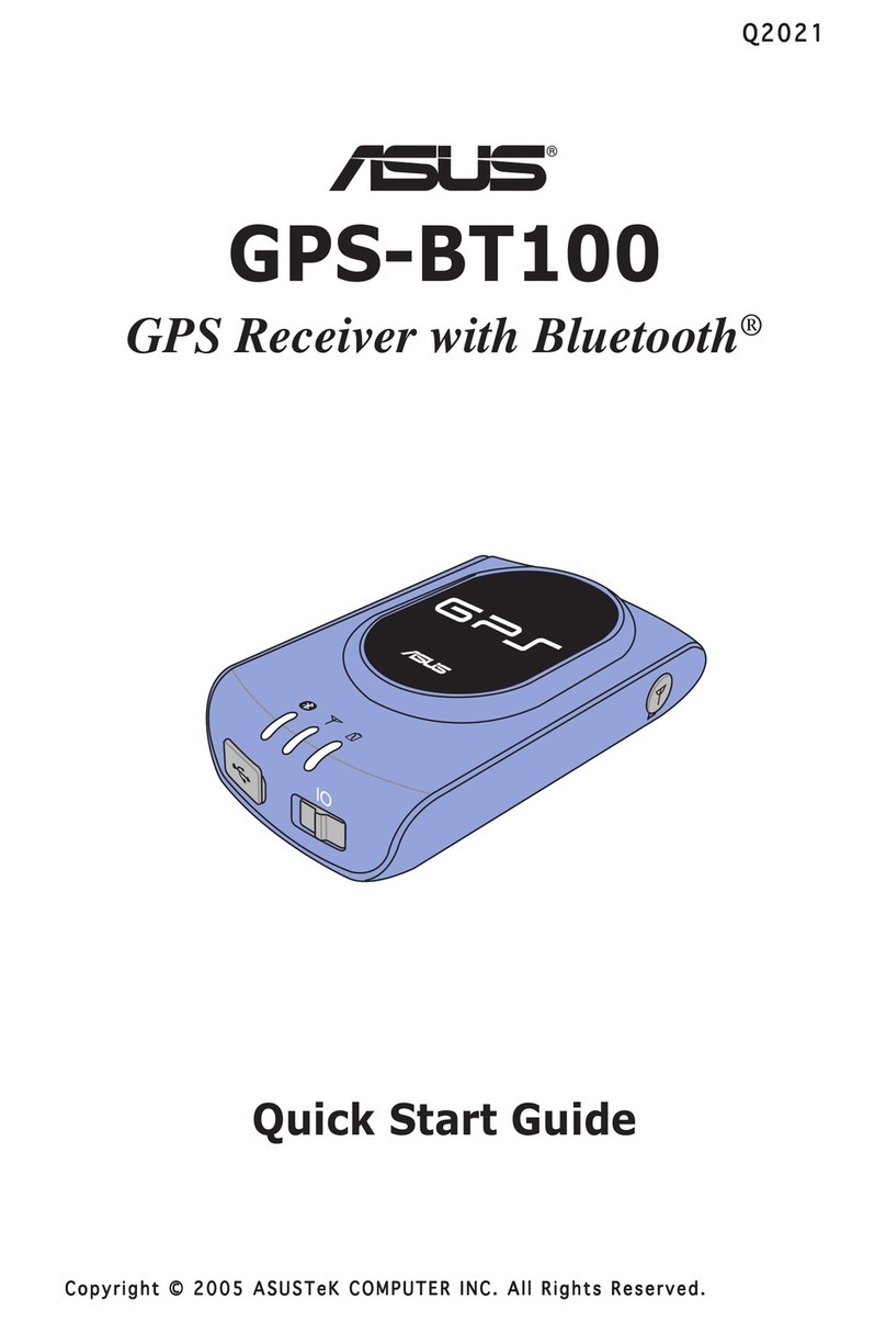 Asus GPS-BT100 User manual