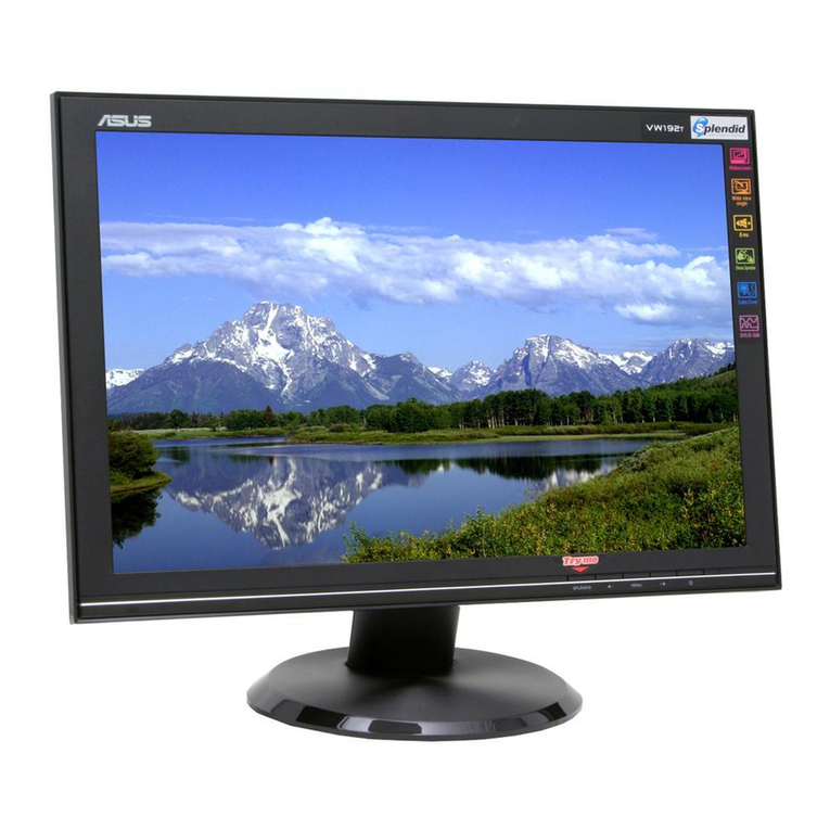 Asus VW192T - 19" LCD Monitor User manual Asus VW192T - 19" LCD Monitor User manual