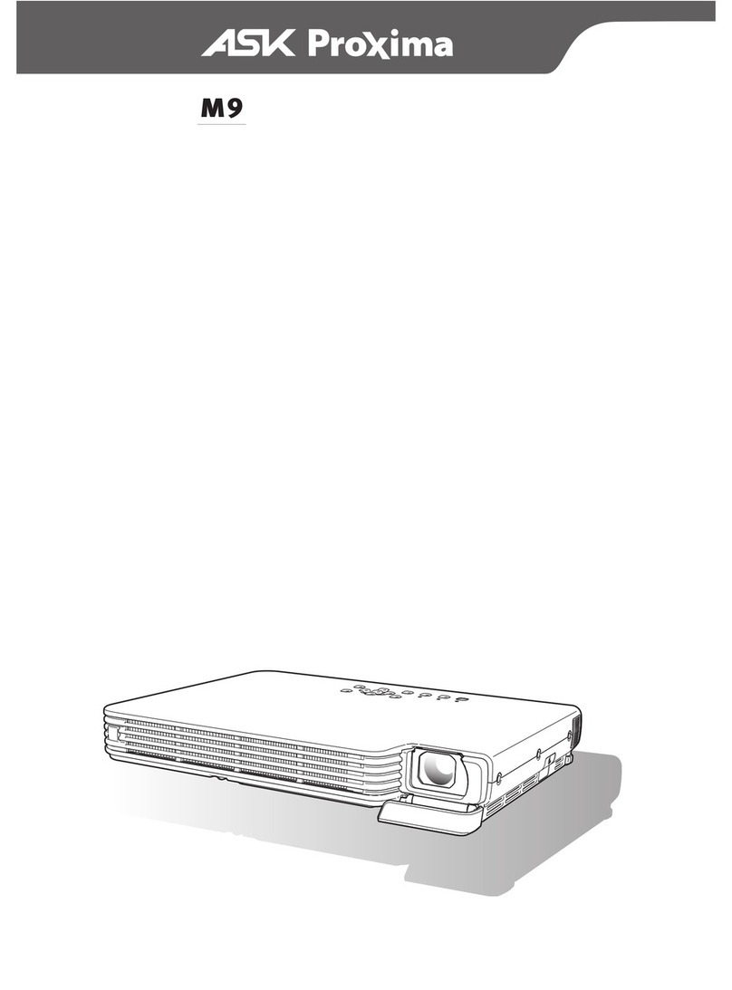 Ask Proxima M9 User manual