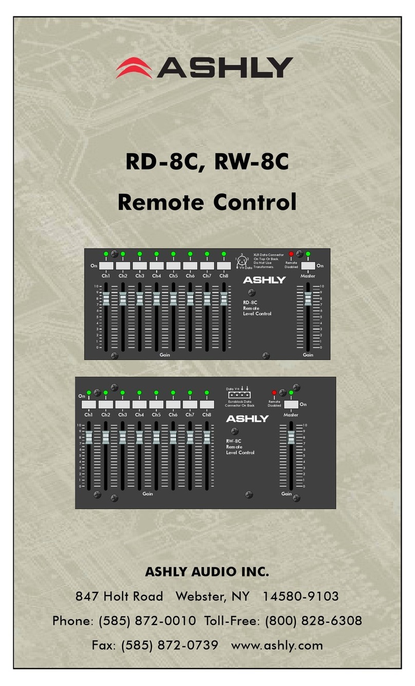Ashly RD-8C User manual