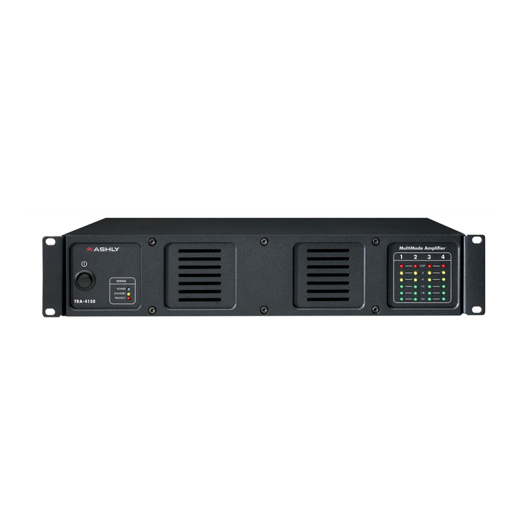 Ashly TRA-4150 User manual