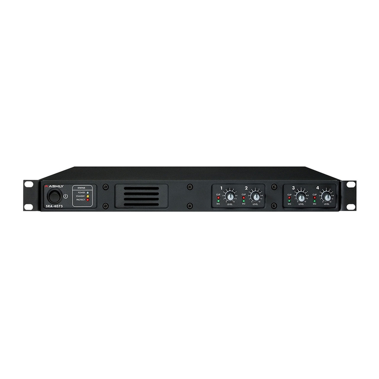 Ashly SRA-4075 Technical notes & specifications Ashly SRA-4075 Technical notes & specifications