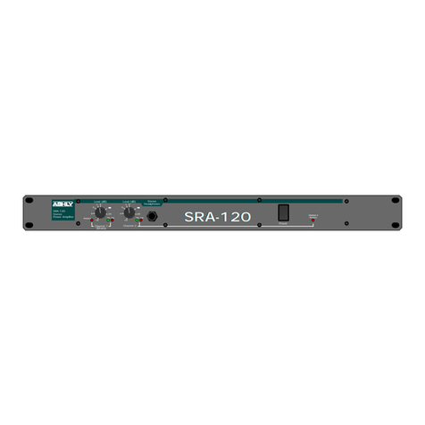 Ashly SRA-120 operating manual