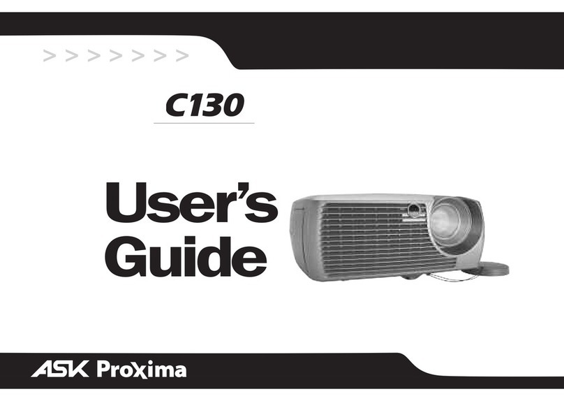 Ask Proxima C130 User manual