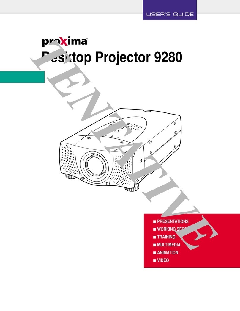 Ask Proxima 9280 User manual