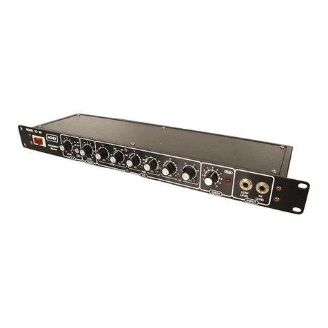 Ashly INSTRUMENT PREAMP SC-40 User manual