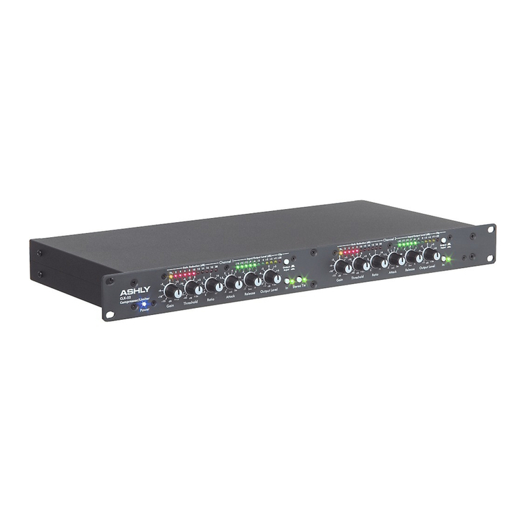 Ashly CLX-52 Quick start guide
