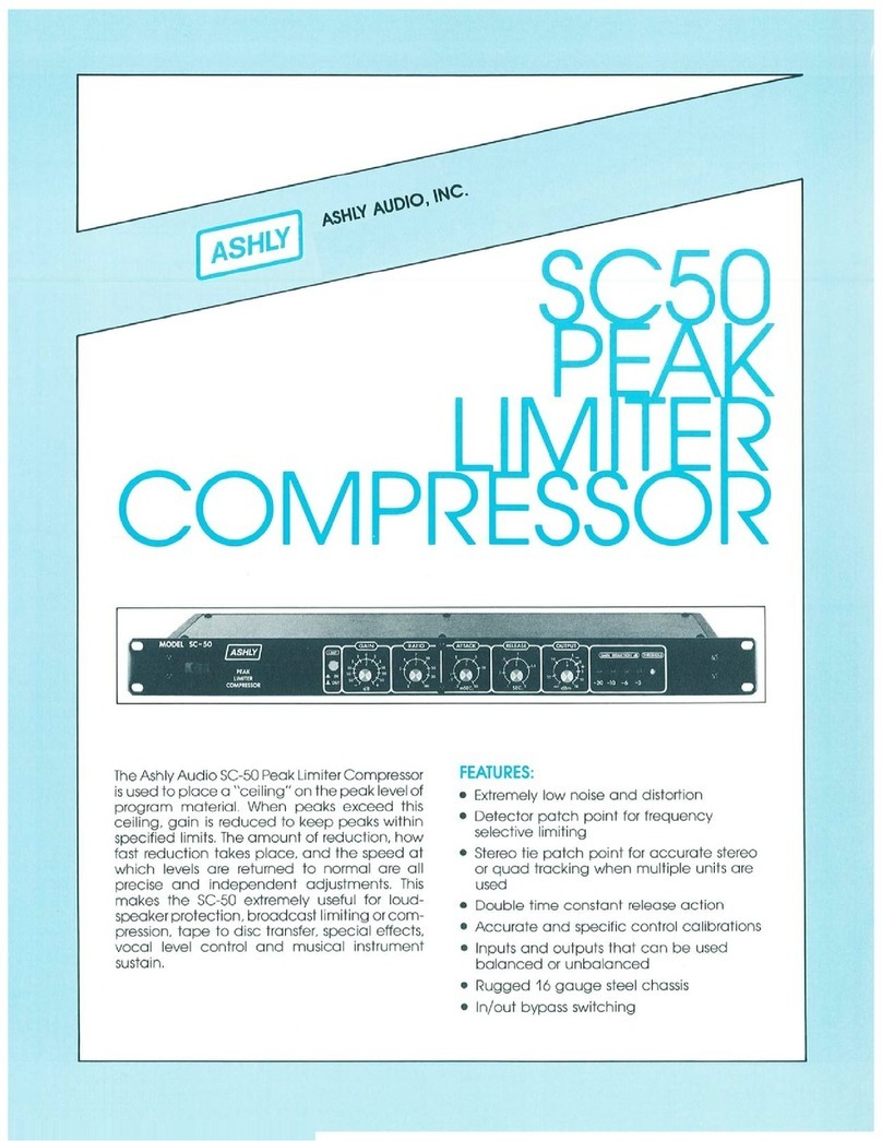 Ashly SC-50 User manual
