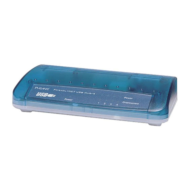 Asante Universal Serial Bus Hub USB Hub-4 user manual