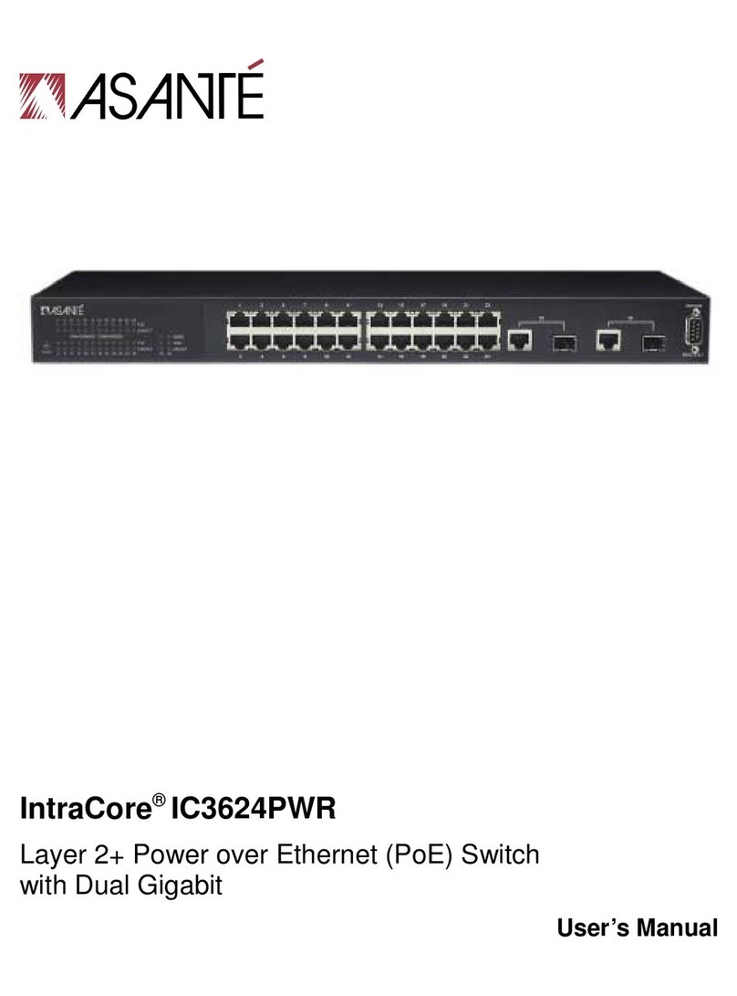 Asante IntraCore IC3624PWR user manual