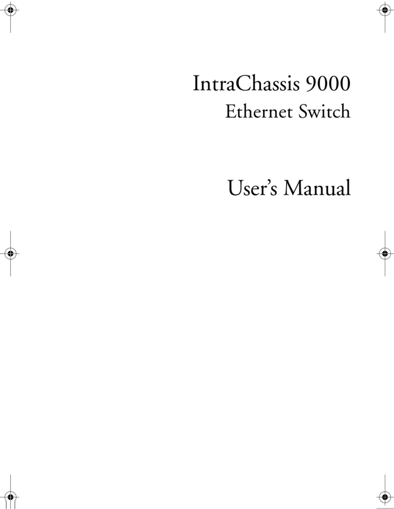 Asante Intrachassis 9000 User manual Asante Intrachassis 9000 User manual
