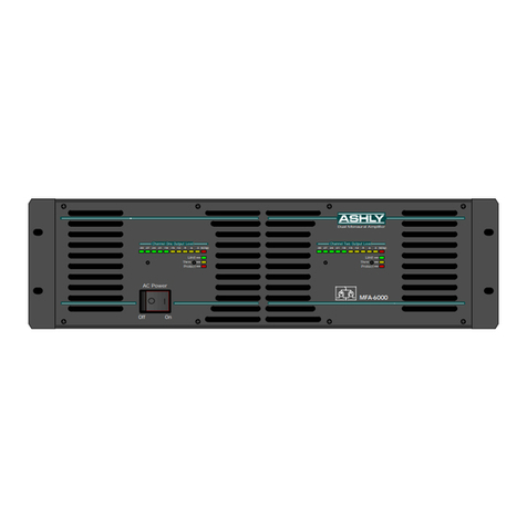 Ashly MFA-6000 User manual