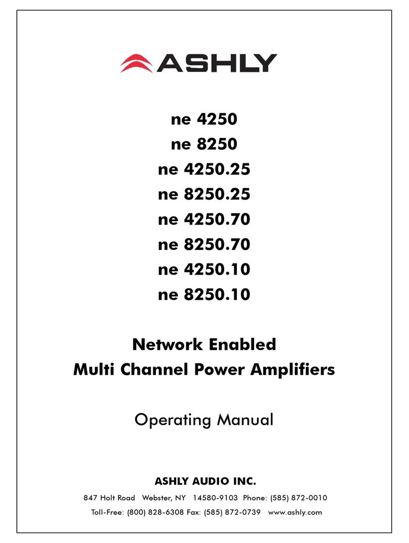 Ashly NE 4200.25 User manual