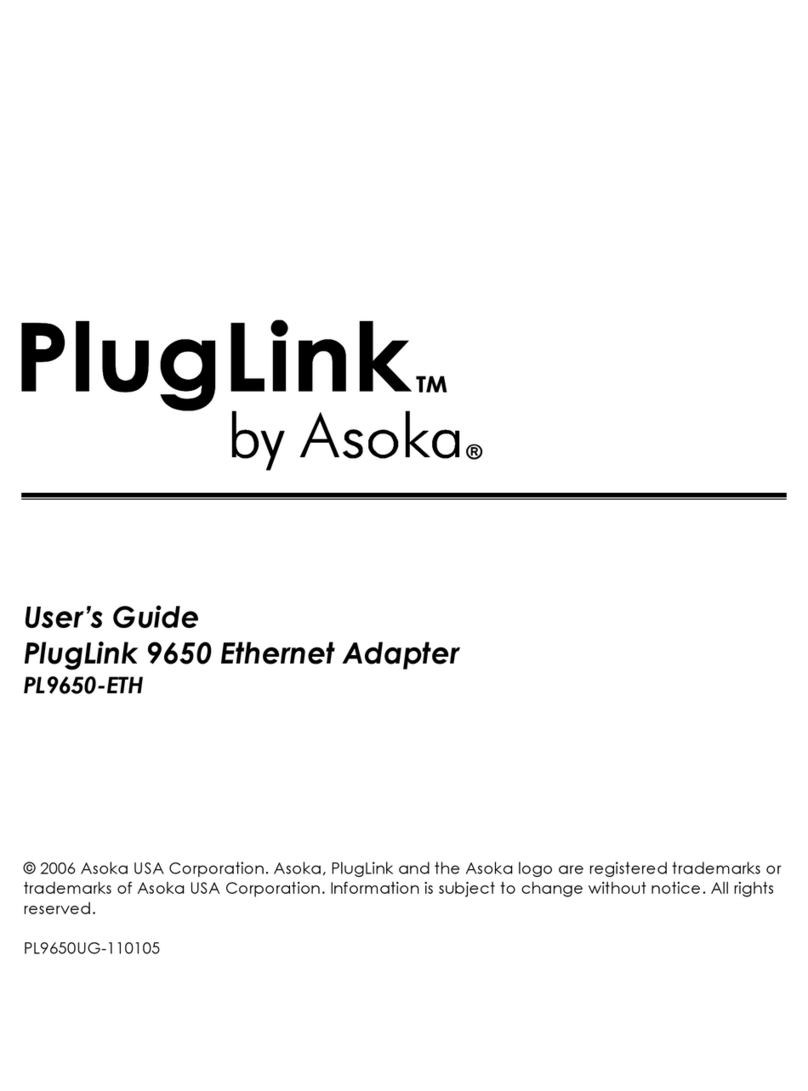 Asoka PlugLink PL9650-ETH user guide