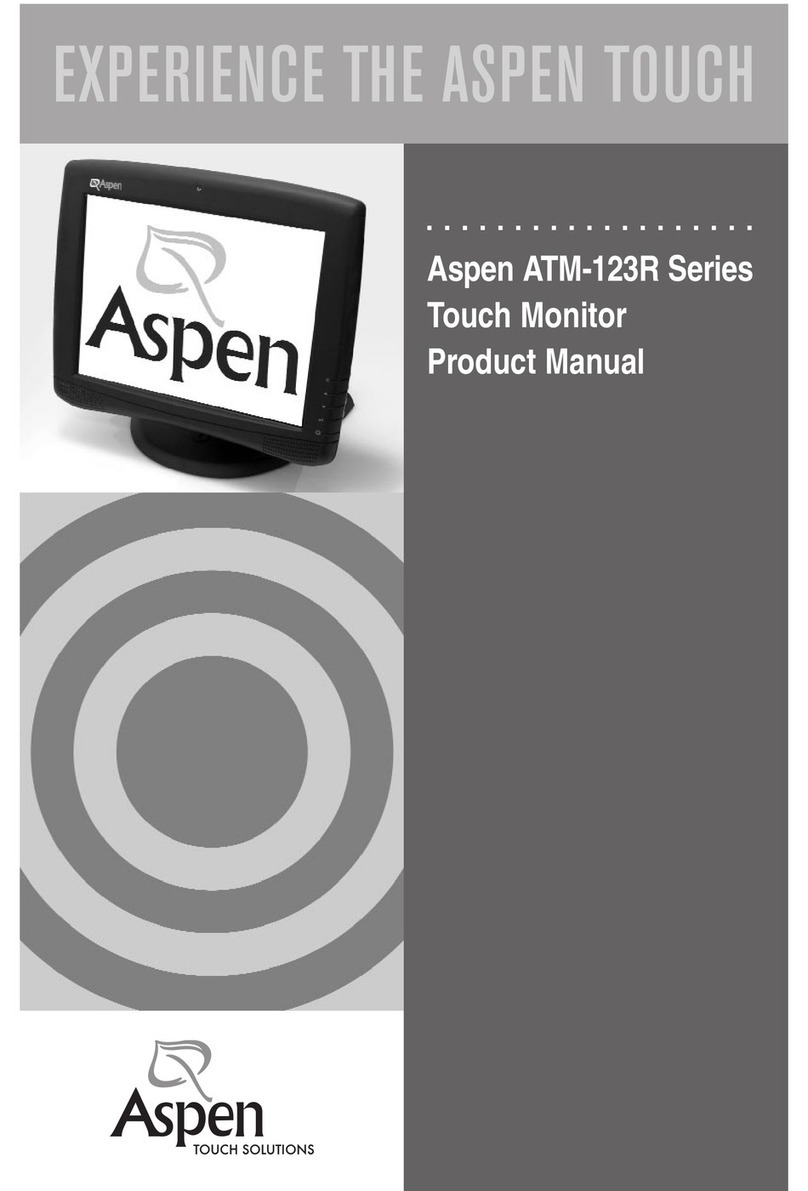 Aspen Touch Solutions ATM-123R Series User manual