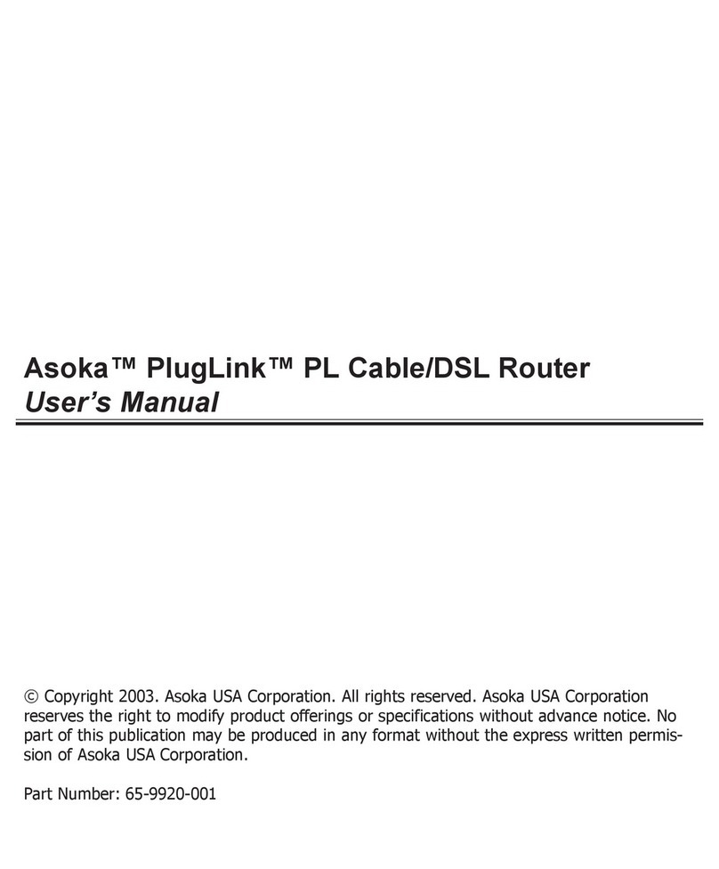 Asoka PlugLink PL9920-BBR user manual