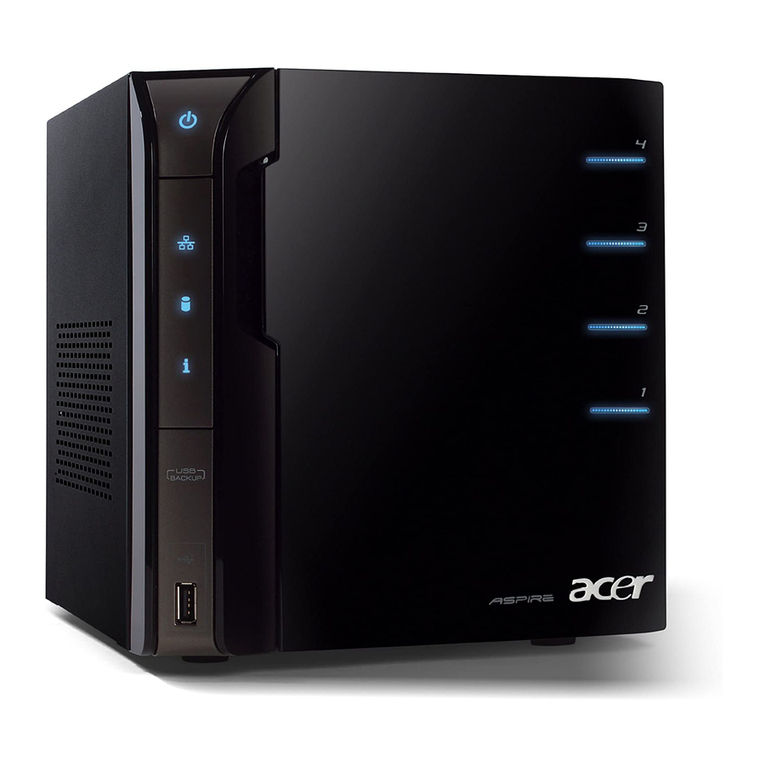 Acer Aspire EASYSTORE H341 Service guide