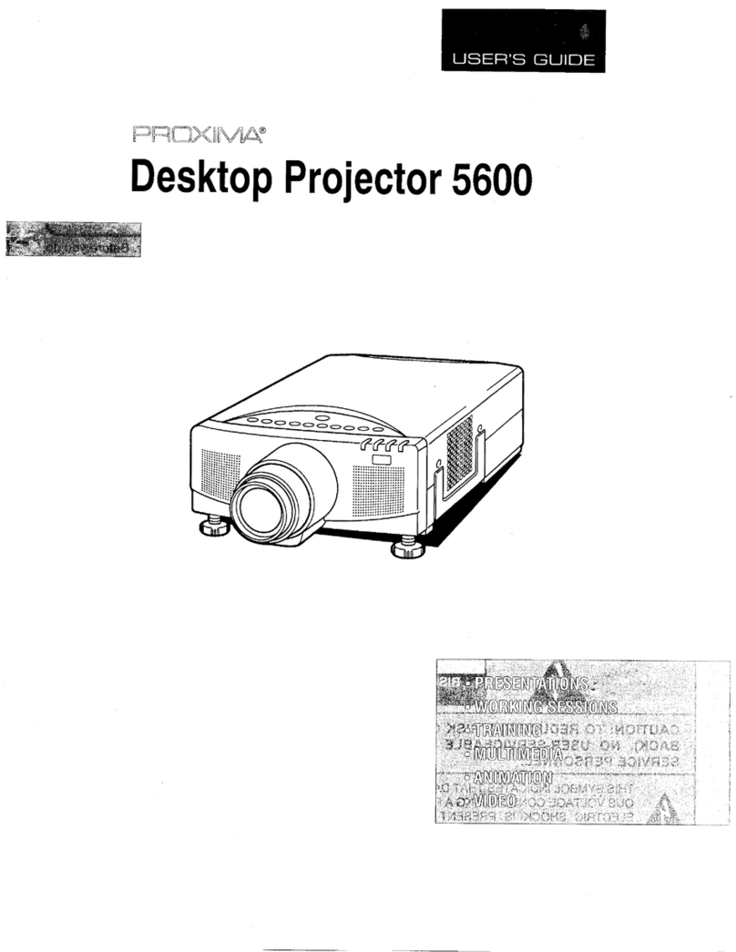 Proxima DP5600 User manual