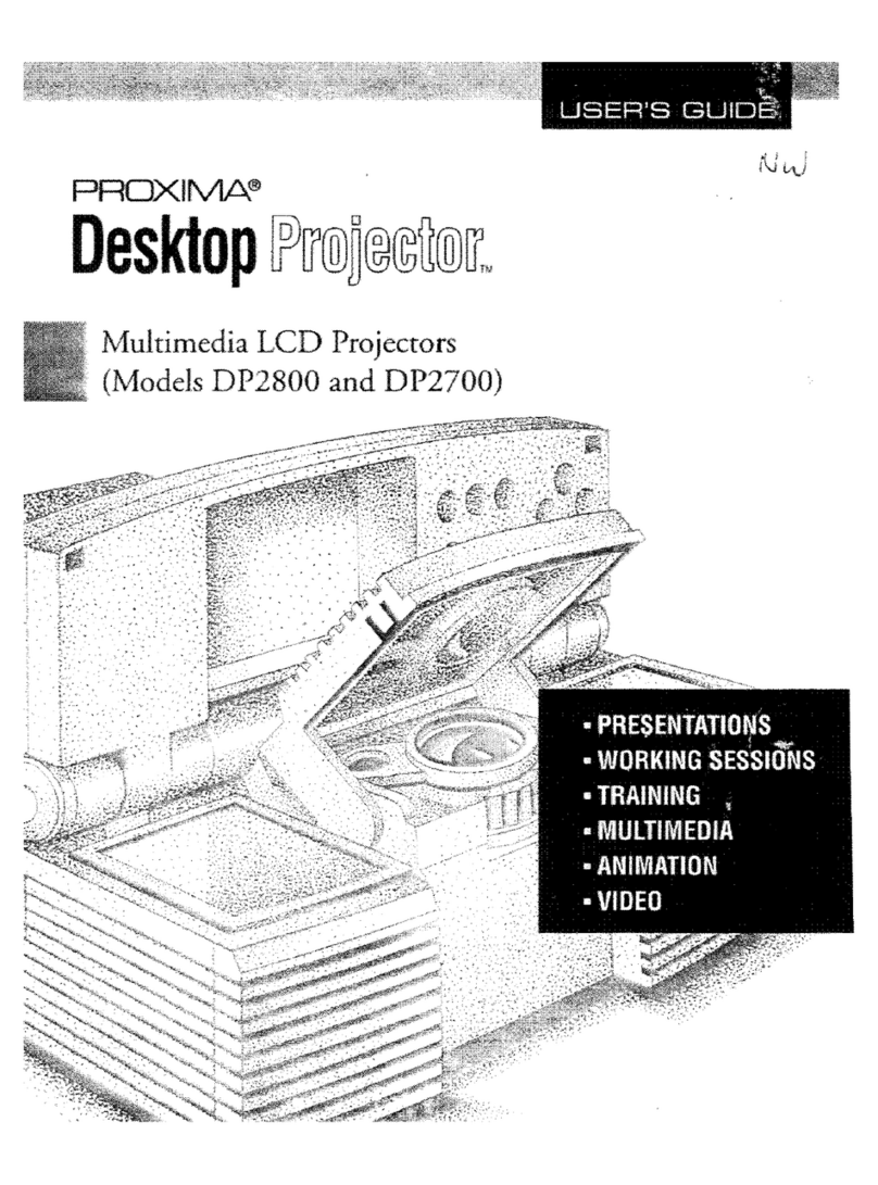 Proxima DP2700 User manual