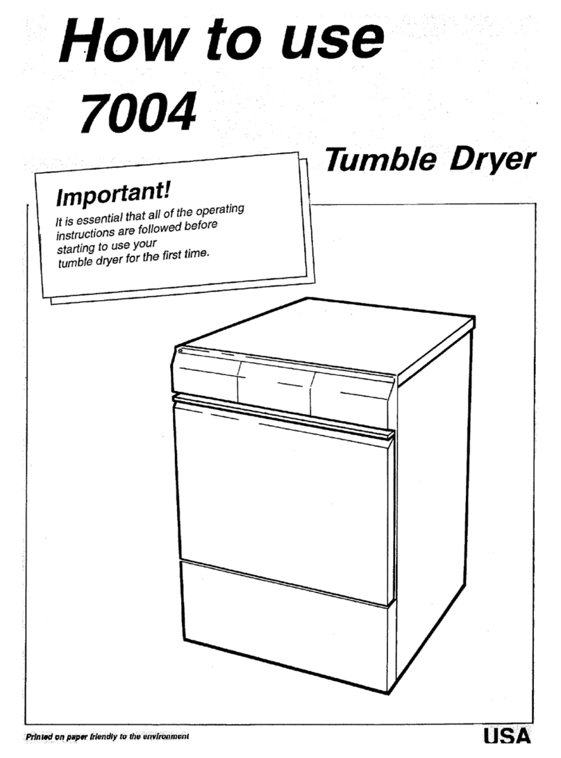Asko 7004 Operating instructions