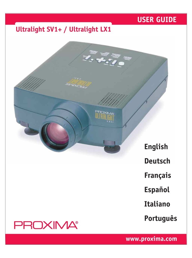 Proxima Ultralight LX1 User manual Proxima Ultralight LX1 User manual