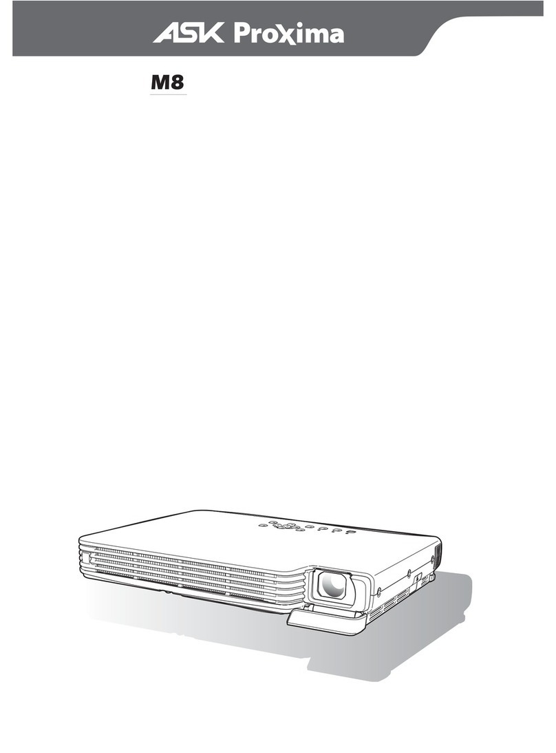 Ask Proxima M8 User manual