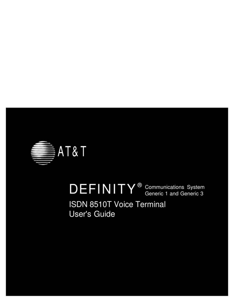 AT&T Voice Terminal 8510T User manual