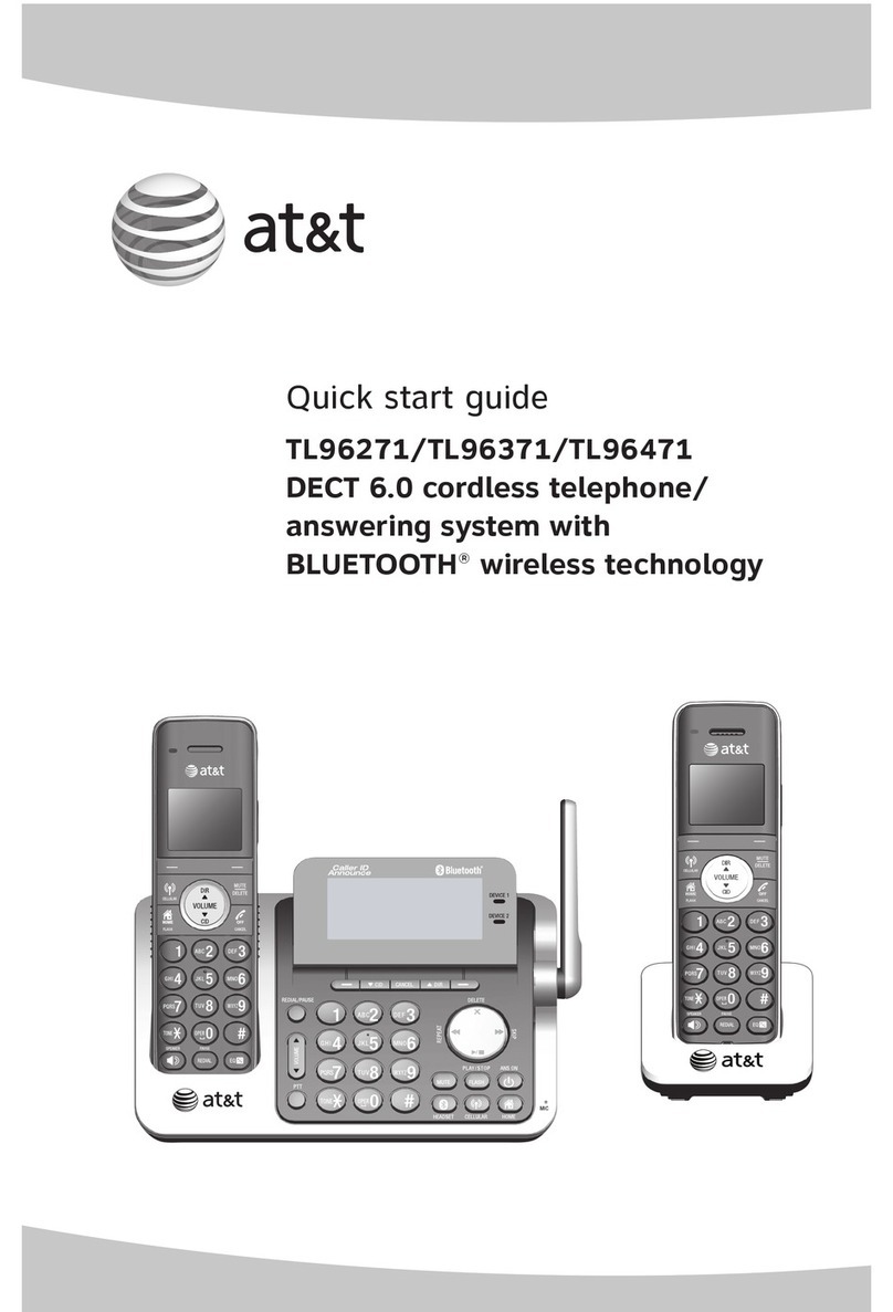 AT&T TL96271 User manual