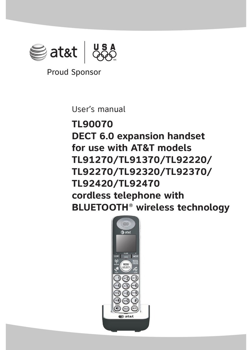 AT&T TL90070 user manual