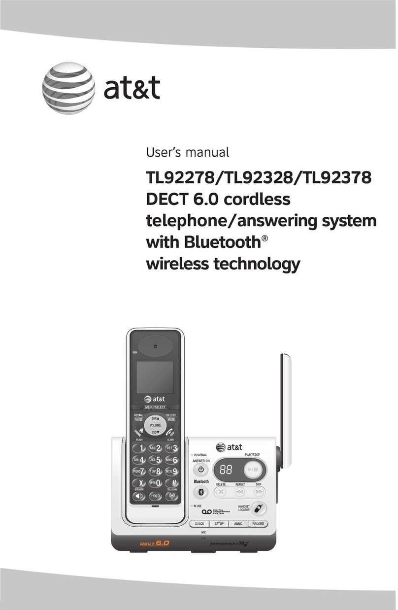 AT&T TL9228 User manual