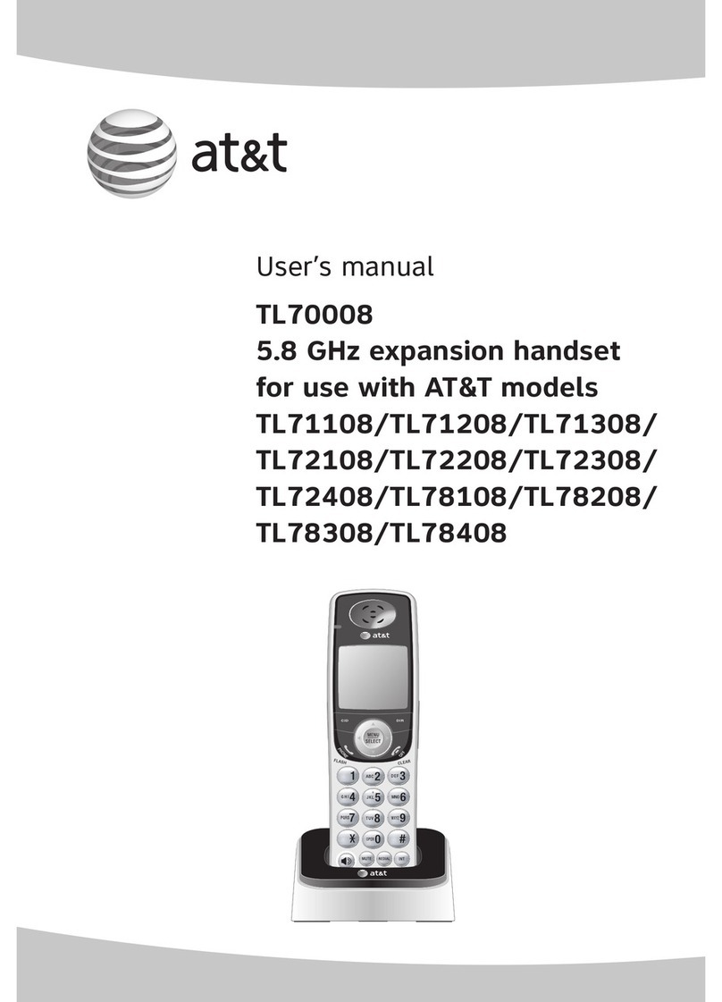 AT&T TL71108 User manual